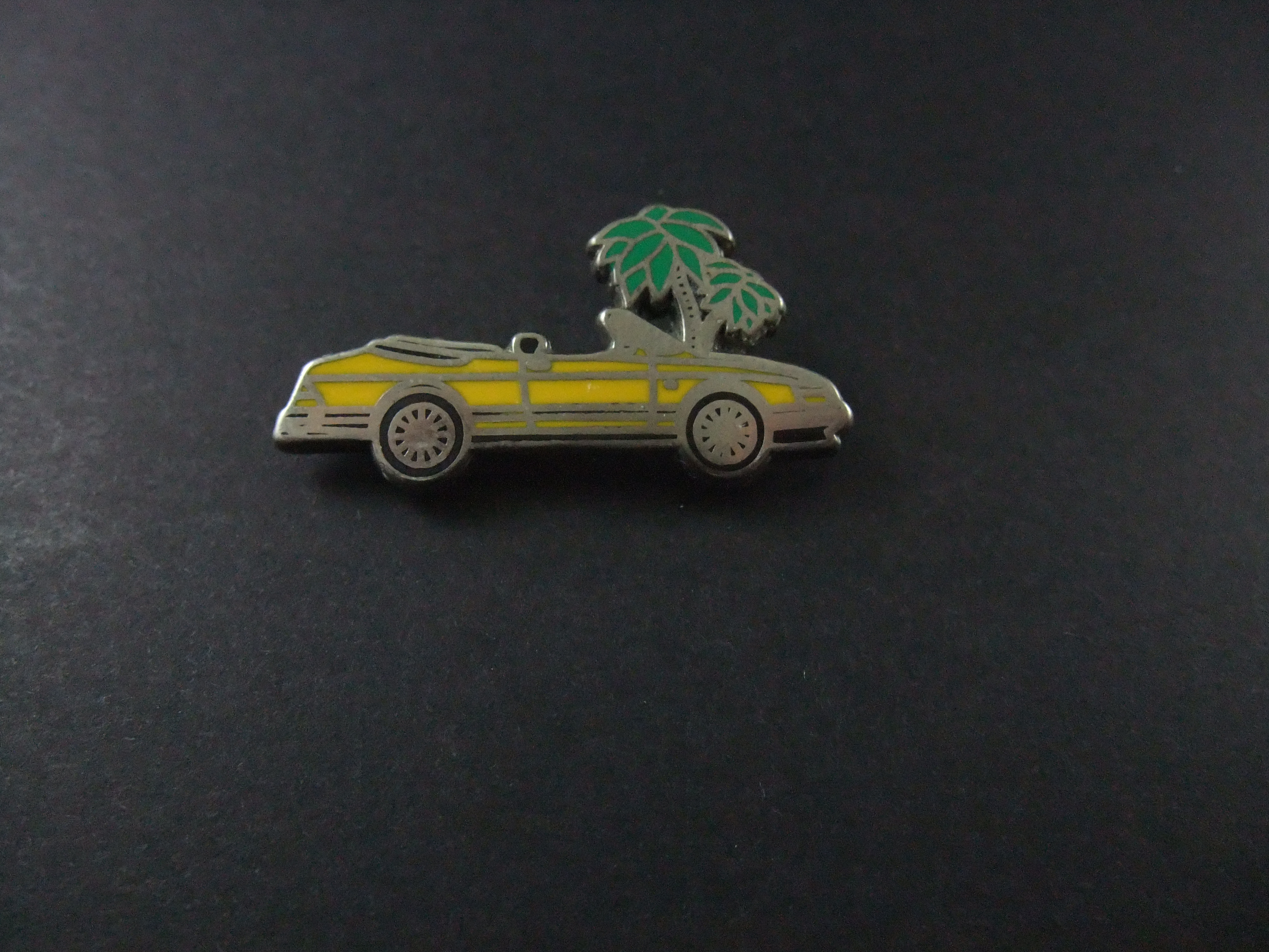 Saab 900 Turbo Cabrio cabriolet 1987-1993( palmboom) geel